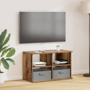 Stalak za TV s ladicama Staro drvo 79 x 40 x 48 cm