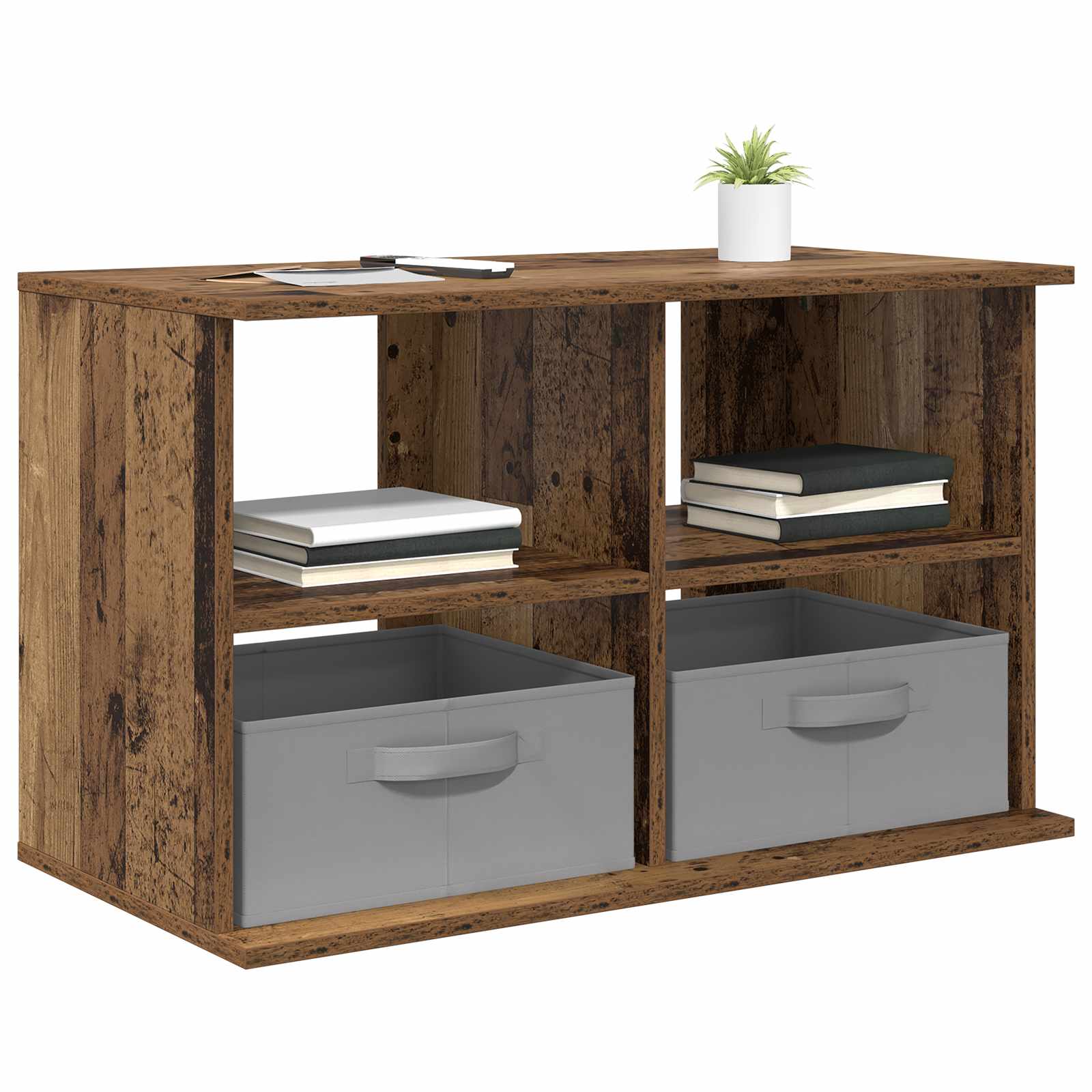 Stalak za TV s ladicama Staro drvo 79 x 40 x 48 cm