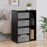 Kreveta s ladicama Crni hrast 60 x 33,5 x 84 cm
