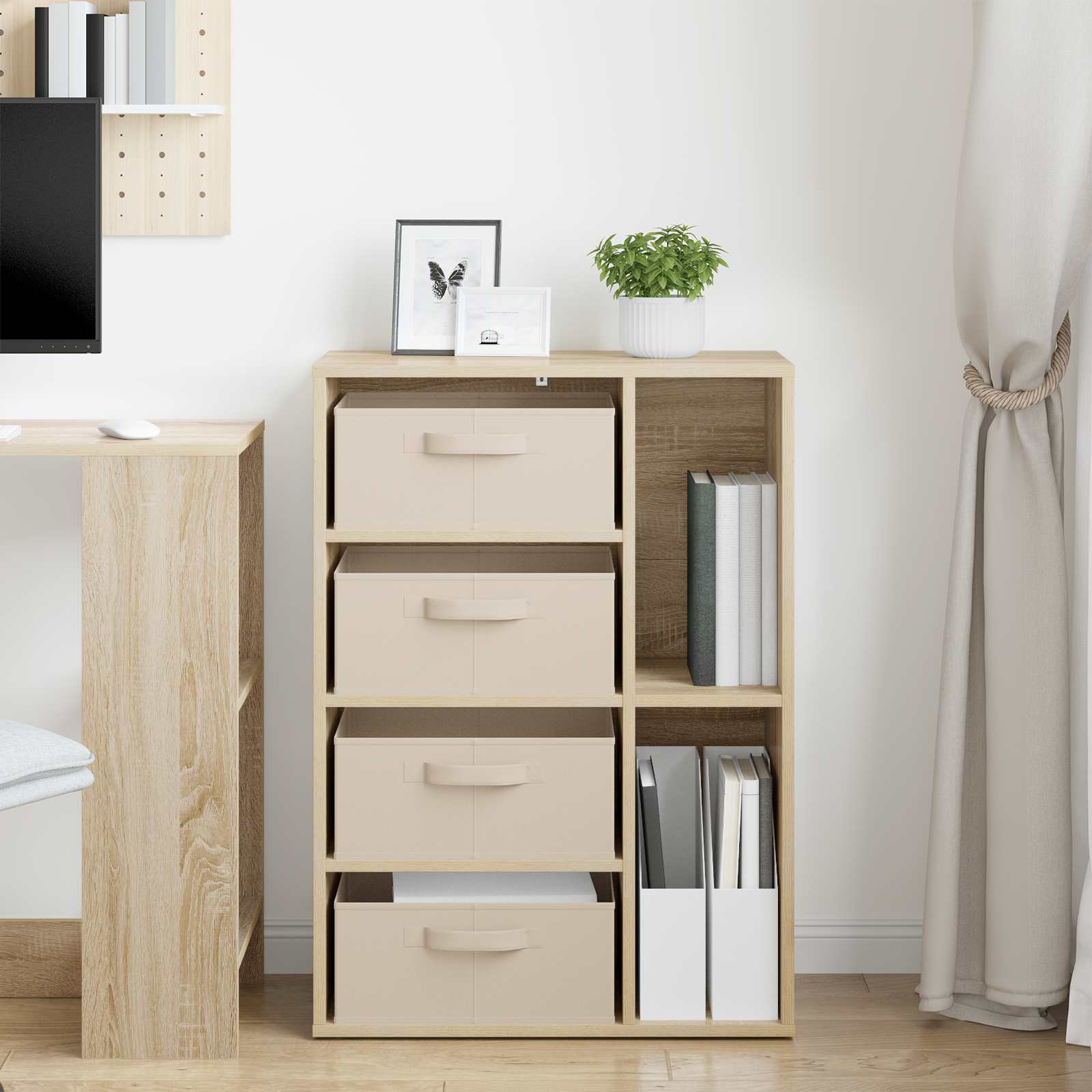 Kreveta s ladicama Sonoma hrast 60 x 33,5 x 84 cm