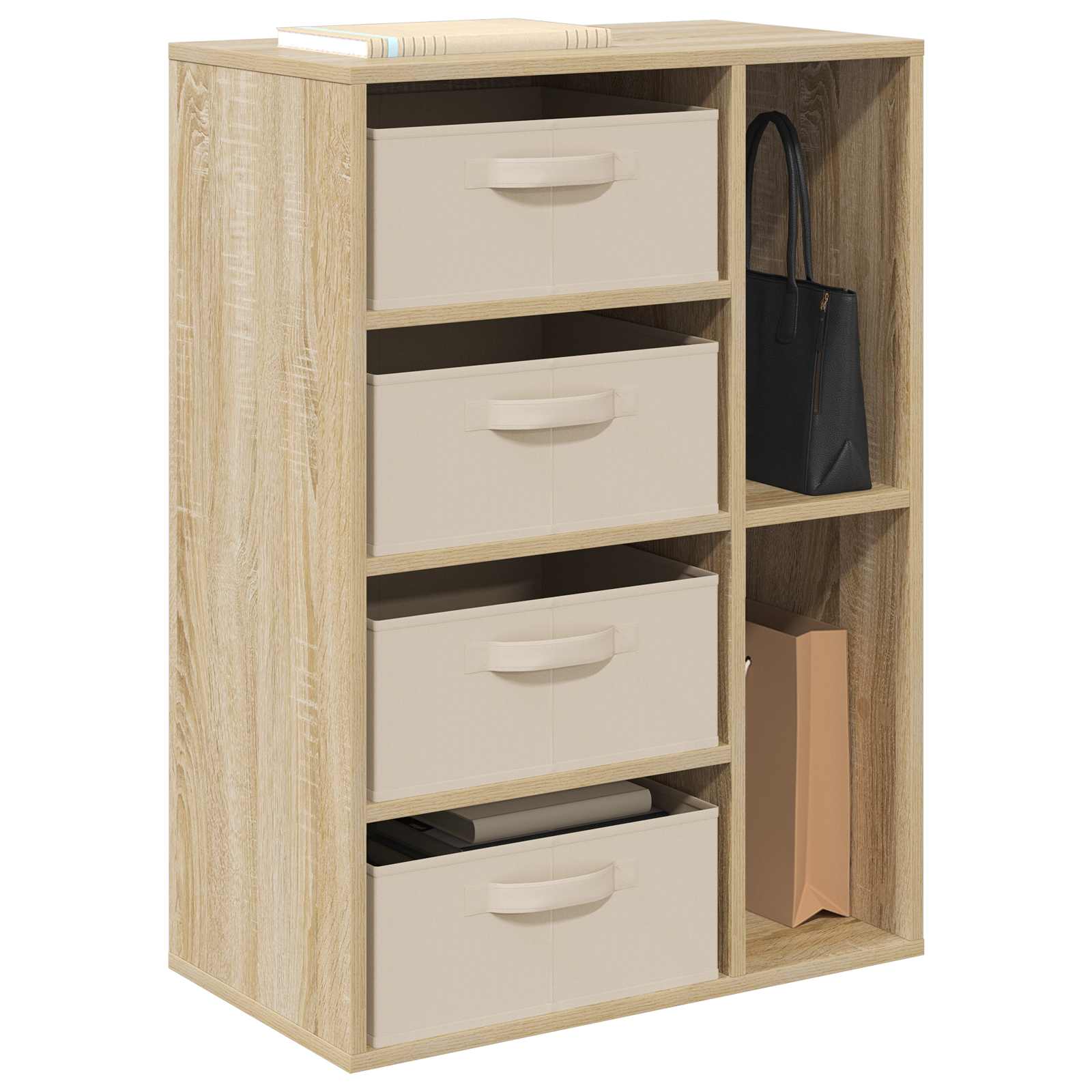 Kreveta s ladicama Sonoma hrast 60 x 33,5 x 84 cm