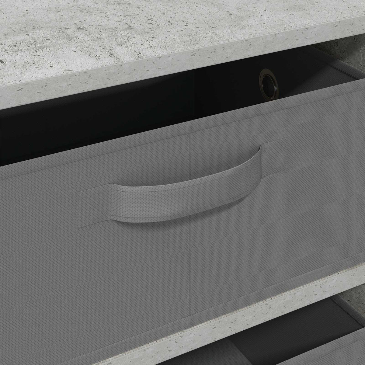 Kreveta s ladicama Betonski sivi 60 x 33,5 x 84 cm
