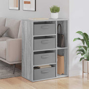 Kreveta s ladicama Siva Sonoma 60 x 33,5 x 84 cm