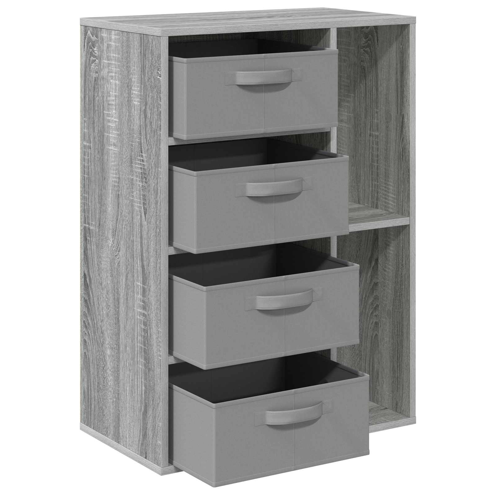 Kreveta s ladicama Siva Sonoma 60 x 33,5 x 84 cm