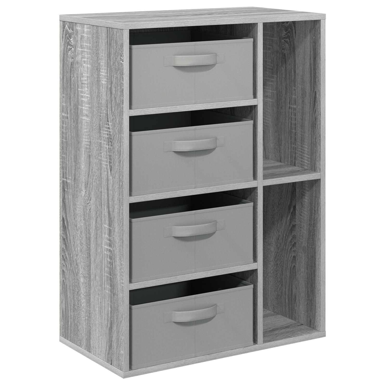 Kreveta s ladicama Siva Sonoma 60 x 33,5 x 84 cm