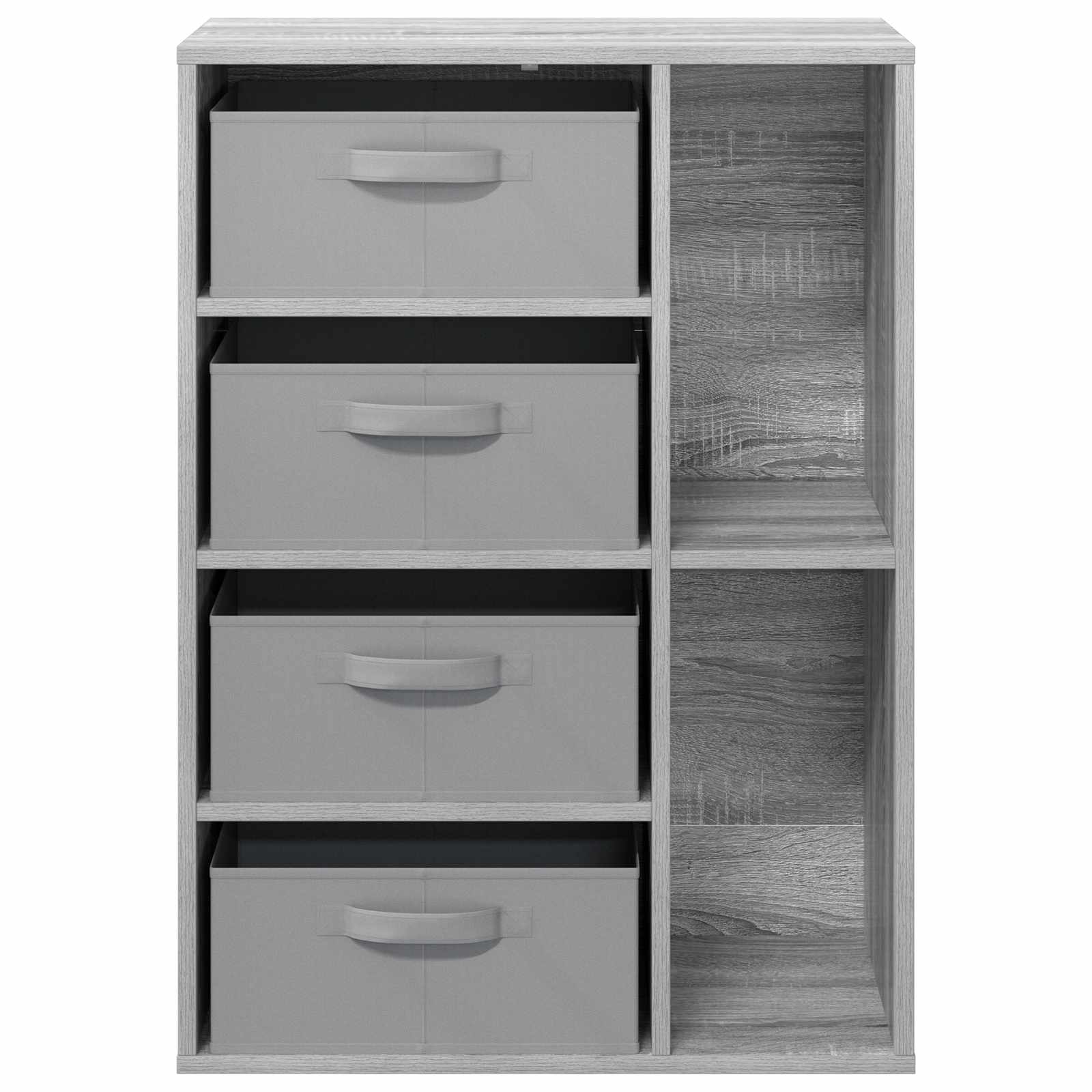 Kreveta s ladicama Siva Sonoma 60 x 33,5 x 84 cm