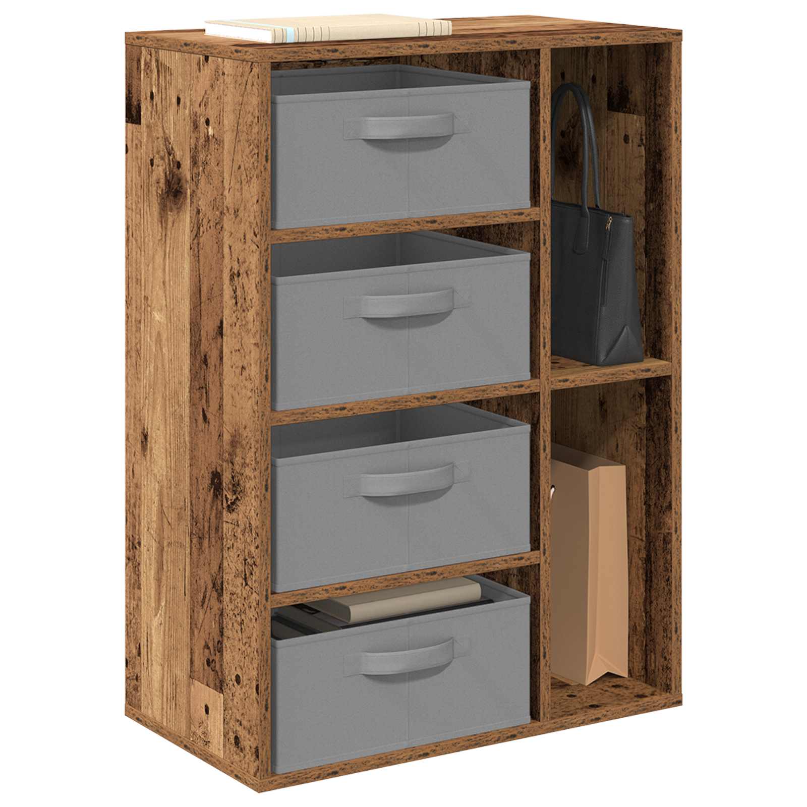 Kreveta s ladicama Staro drvo 60 x 33,5 x 84 cm