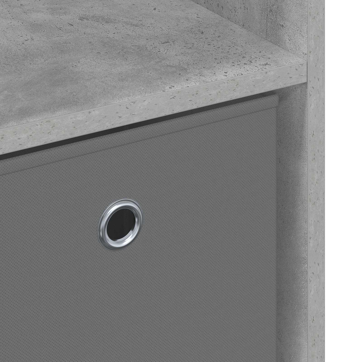 Kreveta s ladicama Betonski sivi 73,5 x 24 x 69,5 cm