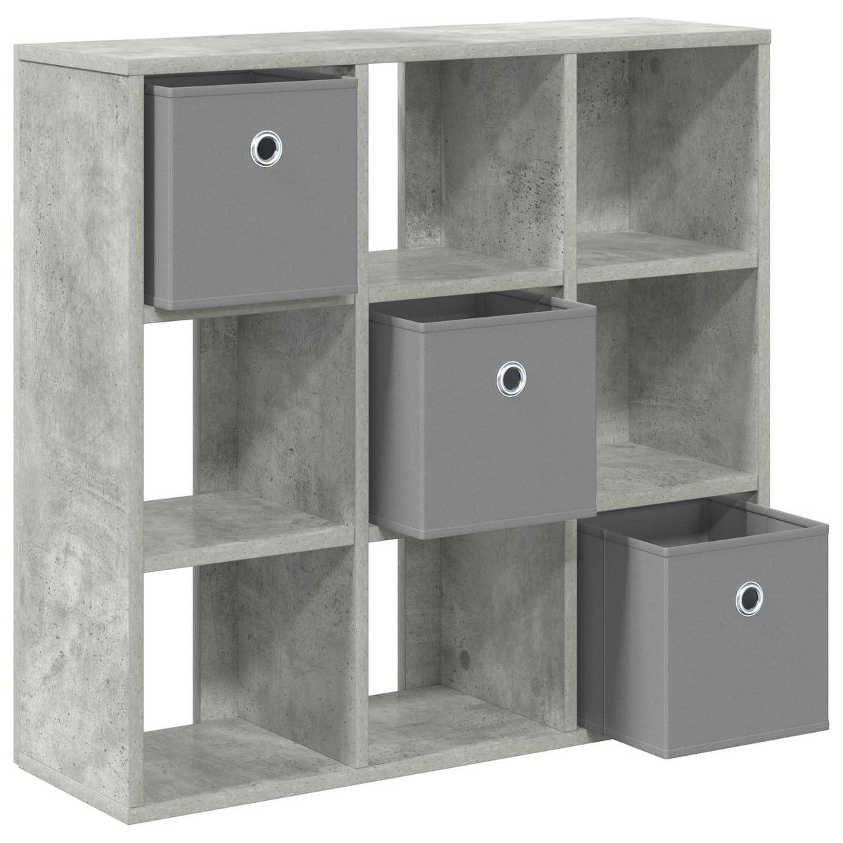 Kreveta s ladicama Betonski sivi 73,5 x 24 x 69,5 cm