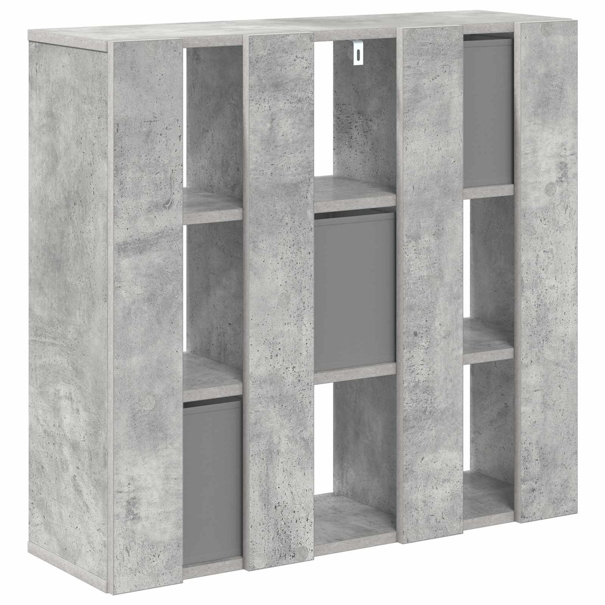 Kreveta s ladicama Betonski sivi 73,5 x 24 x 69,5 cm
