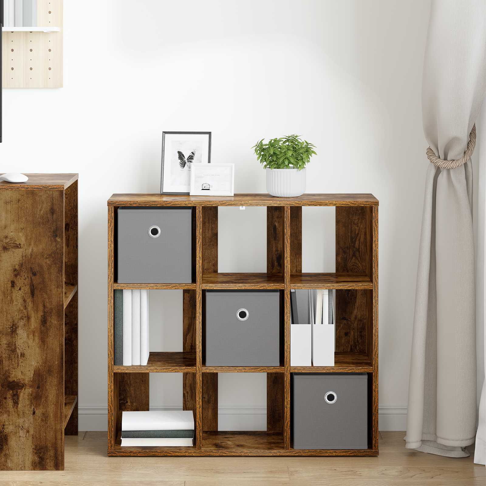 Kreveta s ladicama Dimljeni hrast 73,5 x 24 x 69,5 cm