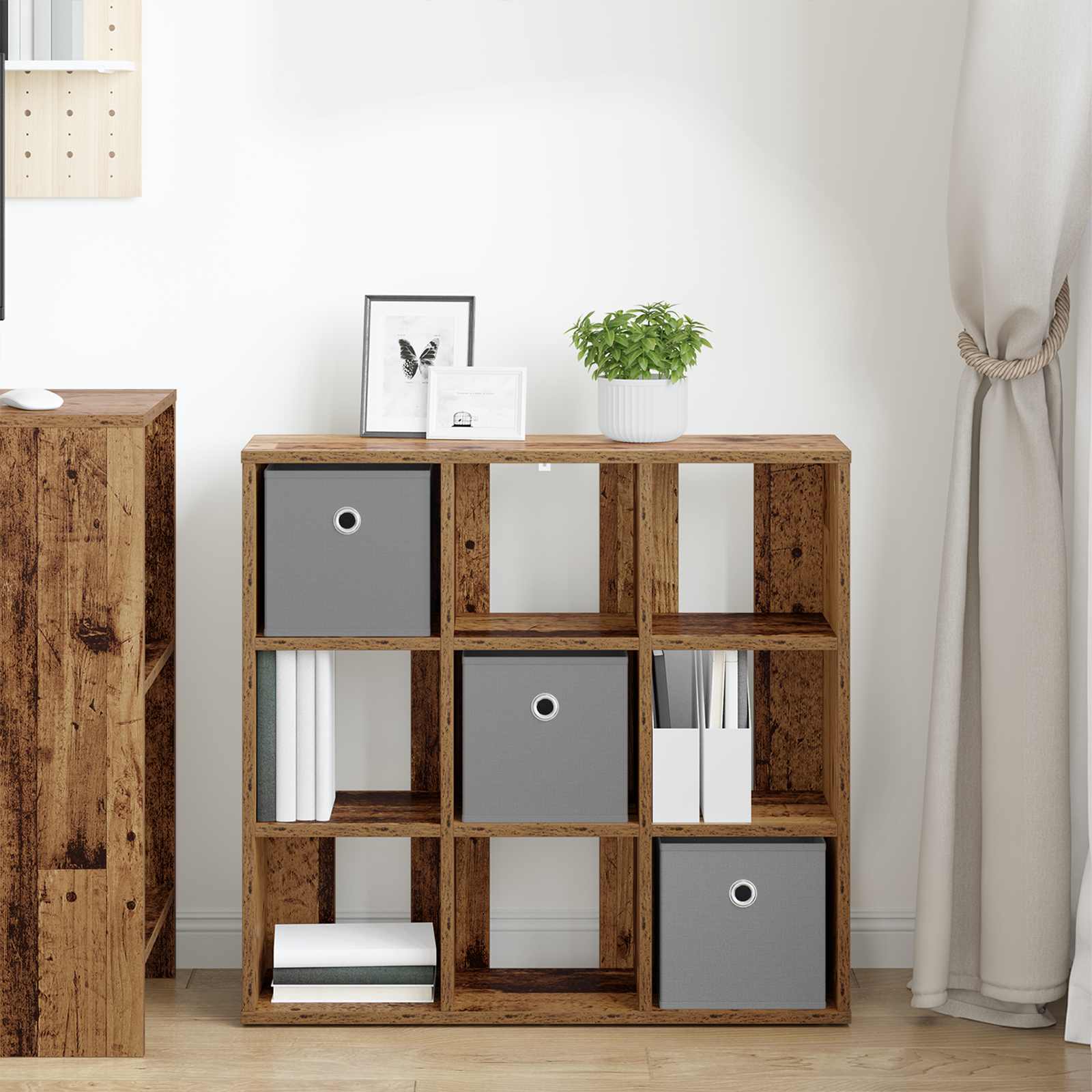 Kreveta s ladicama Staro drvo 73,5 x 24 x 69,5 cm