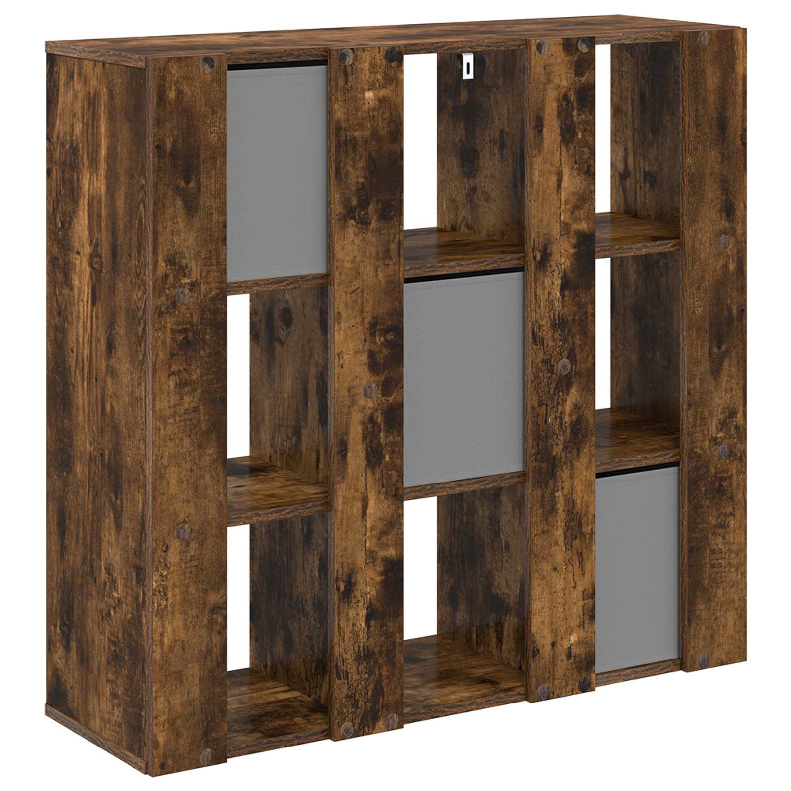 Kreveta s ladicama Dimljeni hrast 88,5 x 29 x 84,5 cm