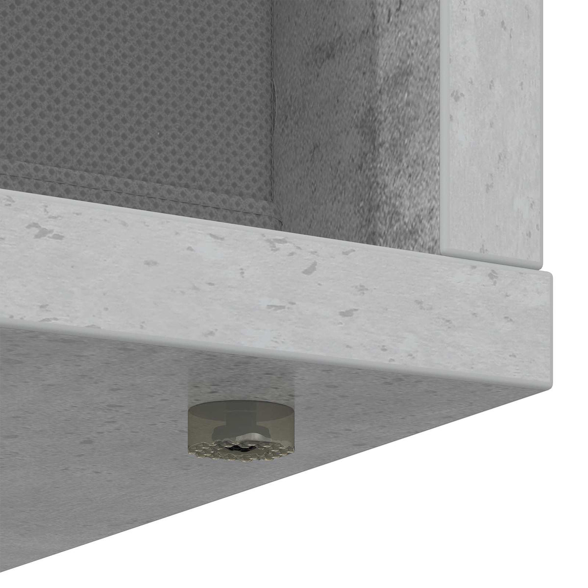 Kreveta s ladicama Betonski sivi 102 x 31 x 99,5 cm