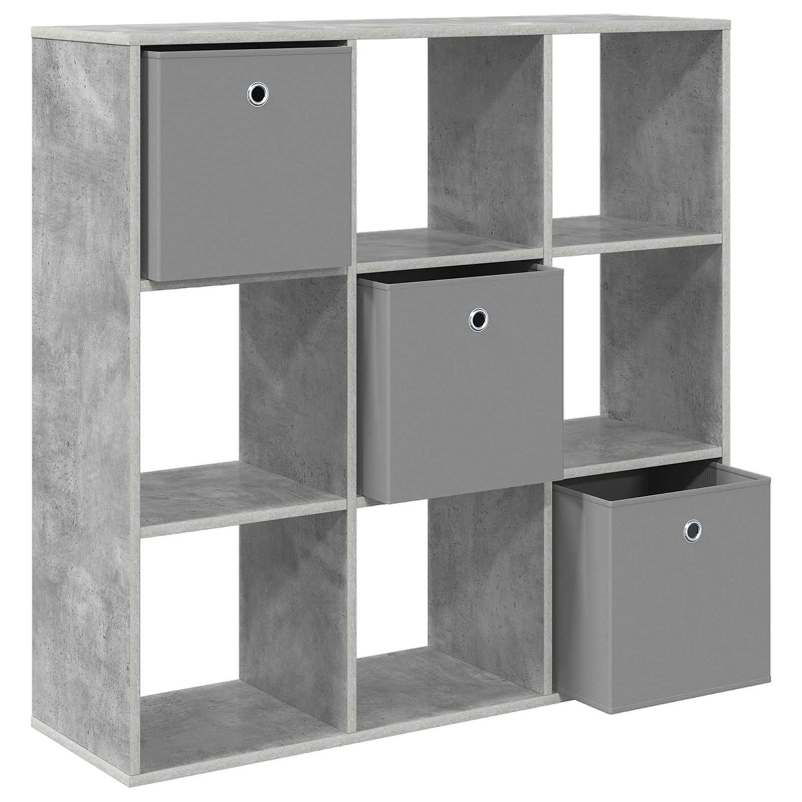 Kreveta s ladicama Betonski sivi 102 x 31 x 99,5 cm