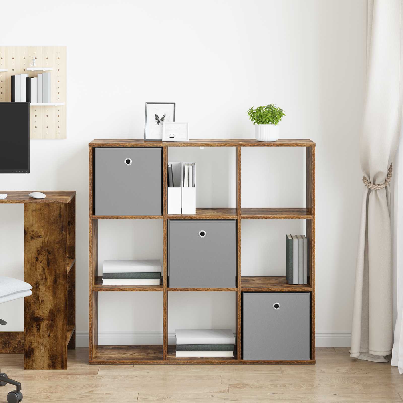 Kreveta s ladicama Dimljeni hrast 102 x 31 x 99,5 cm
