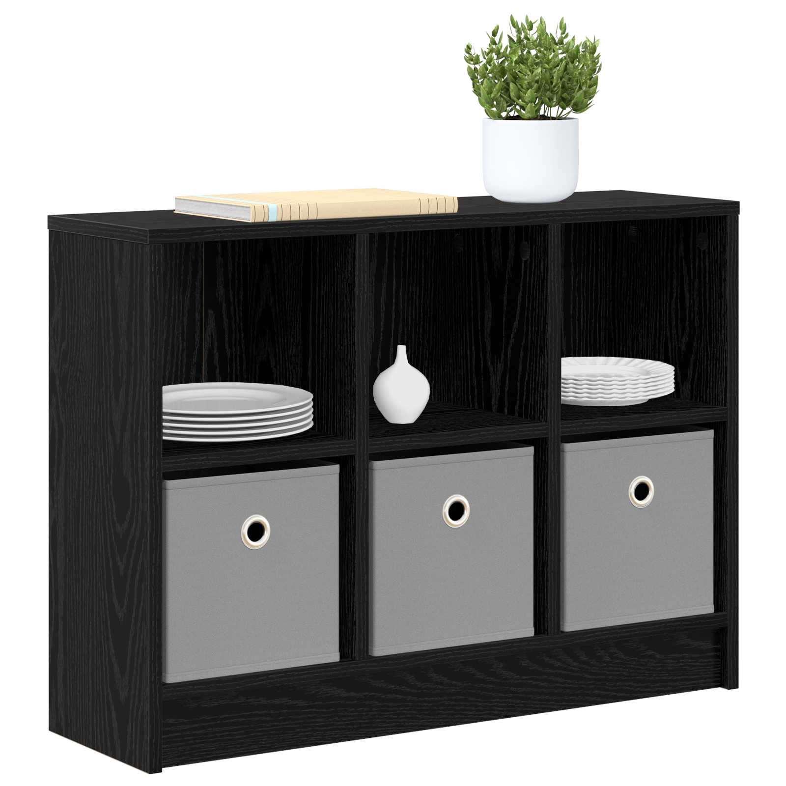 Kreveta s ladicama Crni hrast 73,5 x 22,5 x 53,5 cm