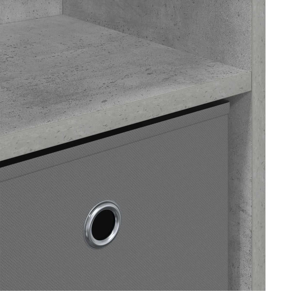 Kreveta s ladicama Betonski sivi 73,5 x 22,5 x 53,5 cm