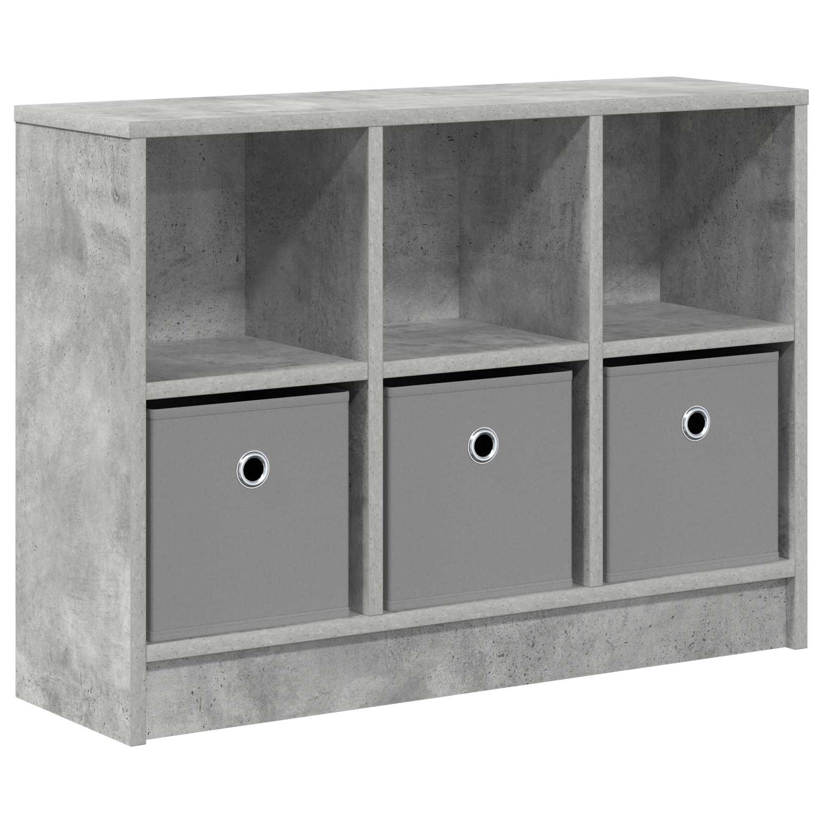 Kreveta s ladicama Betonski sivi 73,5 x 22,5 x 53,5 cm