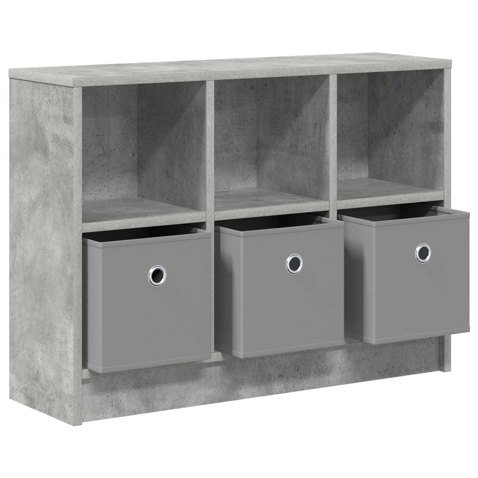 Kreveta s ladicama Betonski sivi 73,5 x 22,5 x 53,5 cm