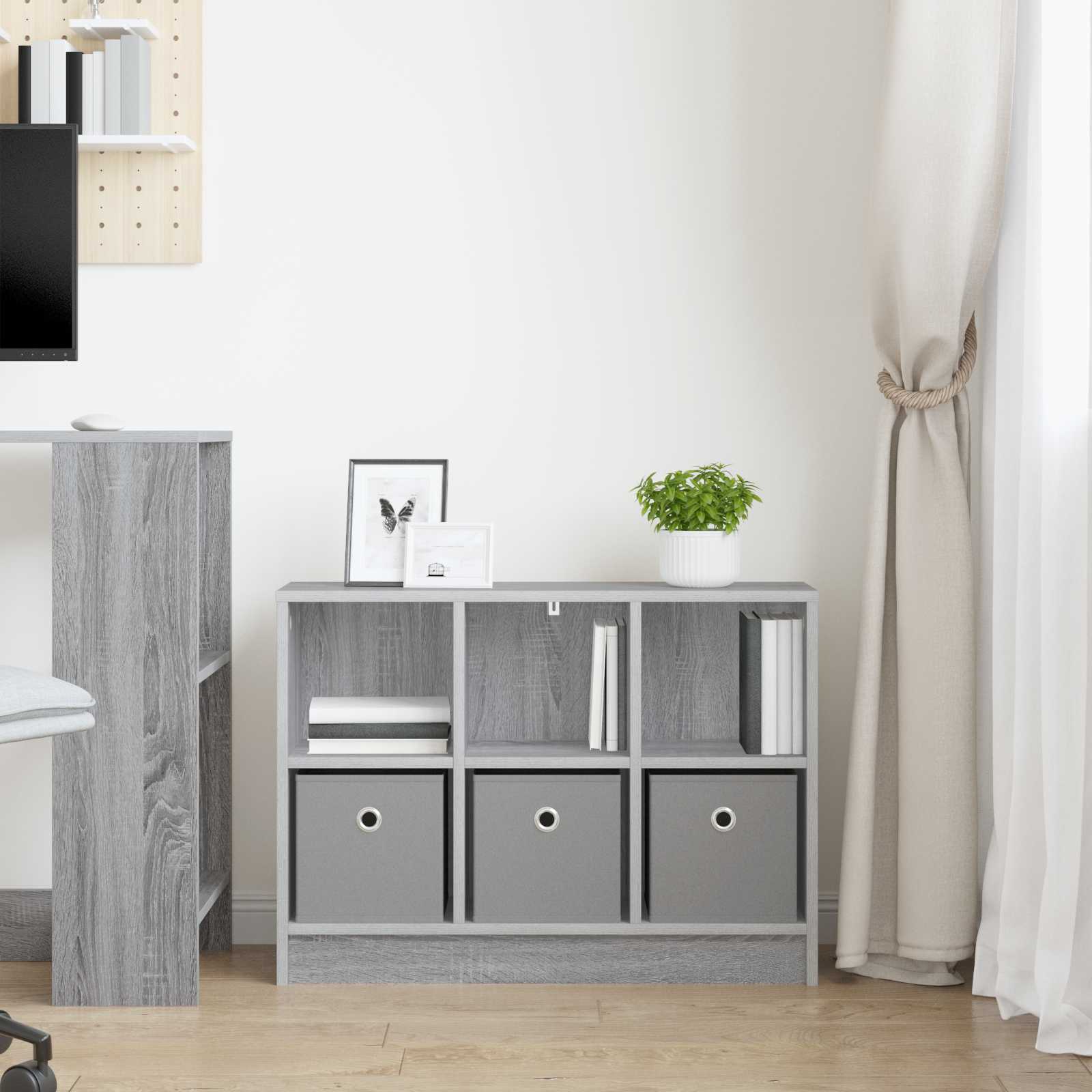Kreveta s ladicama Siva Sonoma 73,5 x 22,5 x 53,5 cm