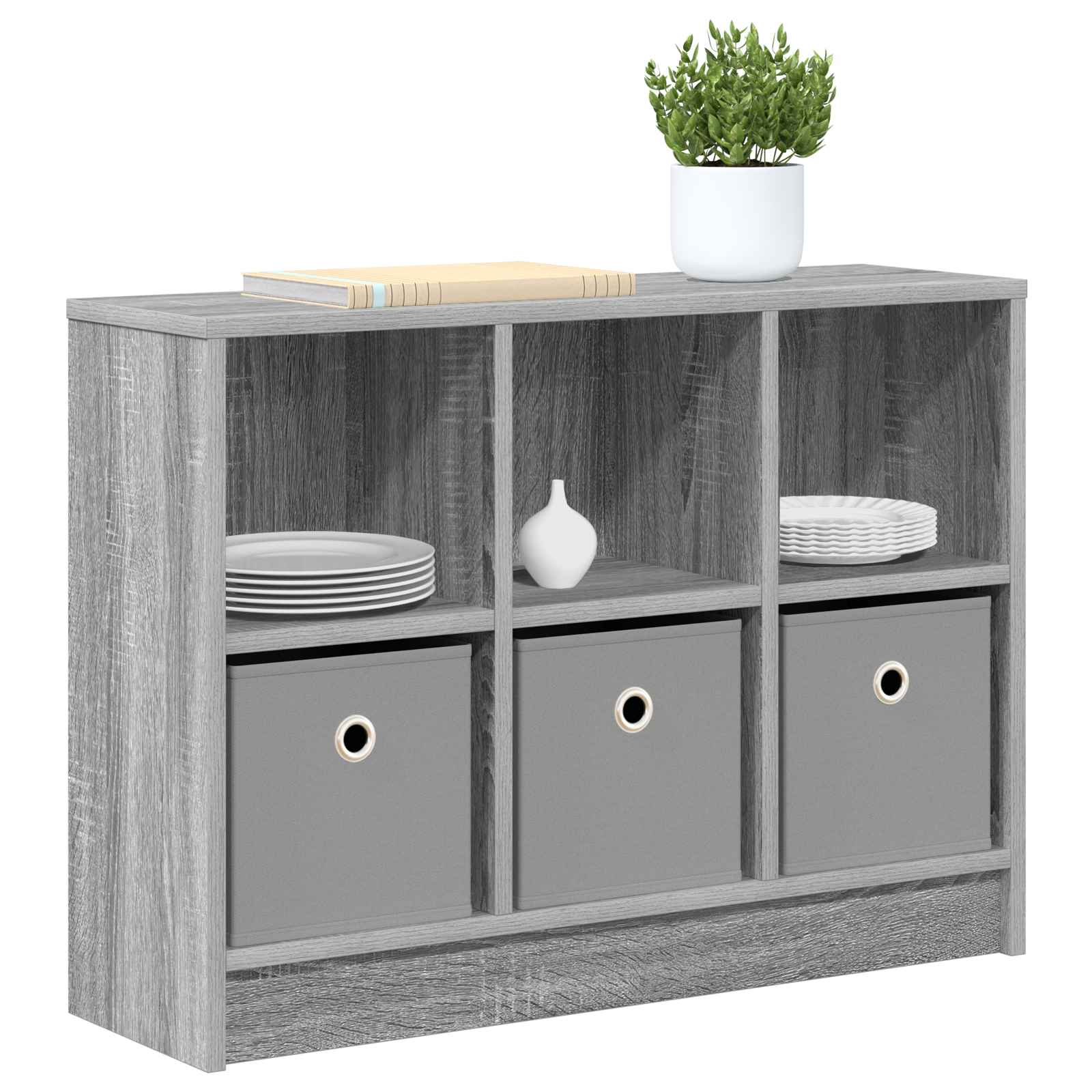 Kreveta s ladicama Siva Sonoma 73,5 x 22,5 x 53,5 cm