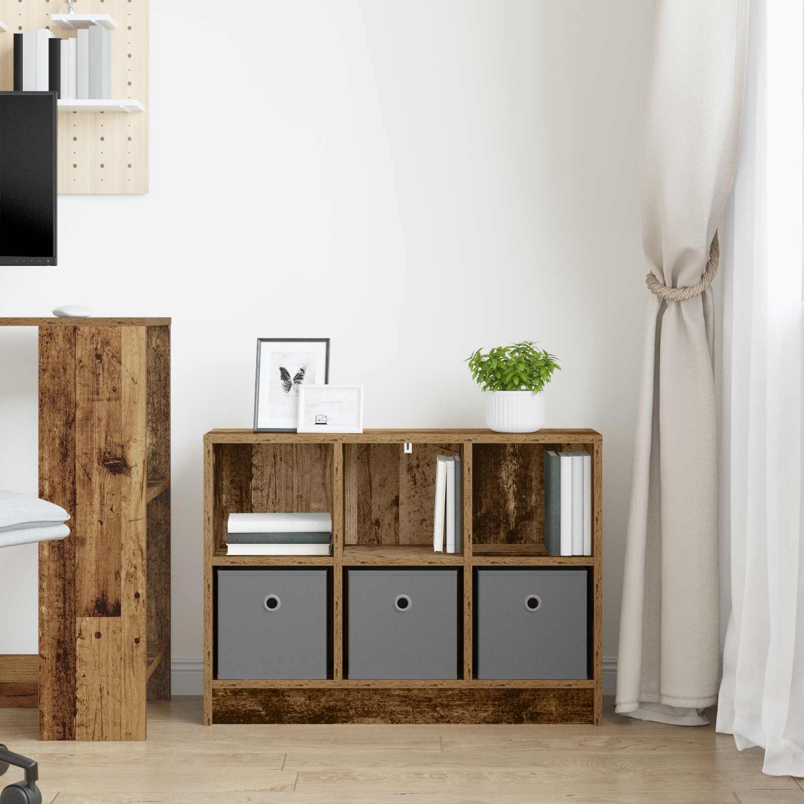 Kreveta s ladicama Staro drvo 73,5 x 22,5 x 53,5 cm