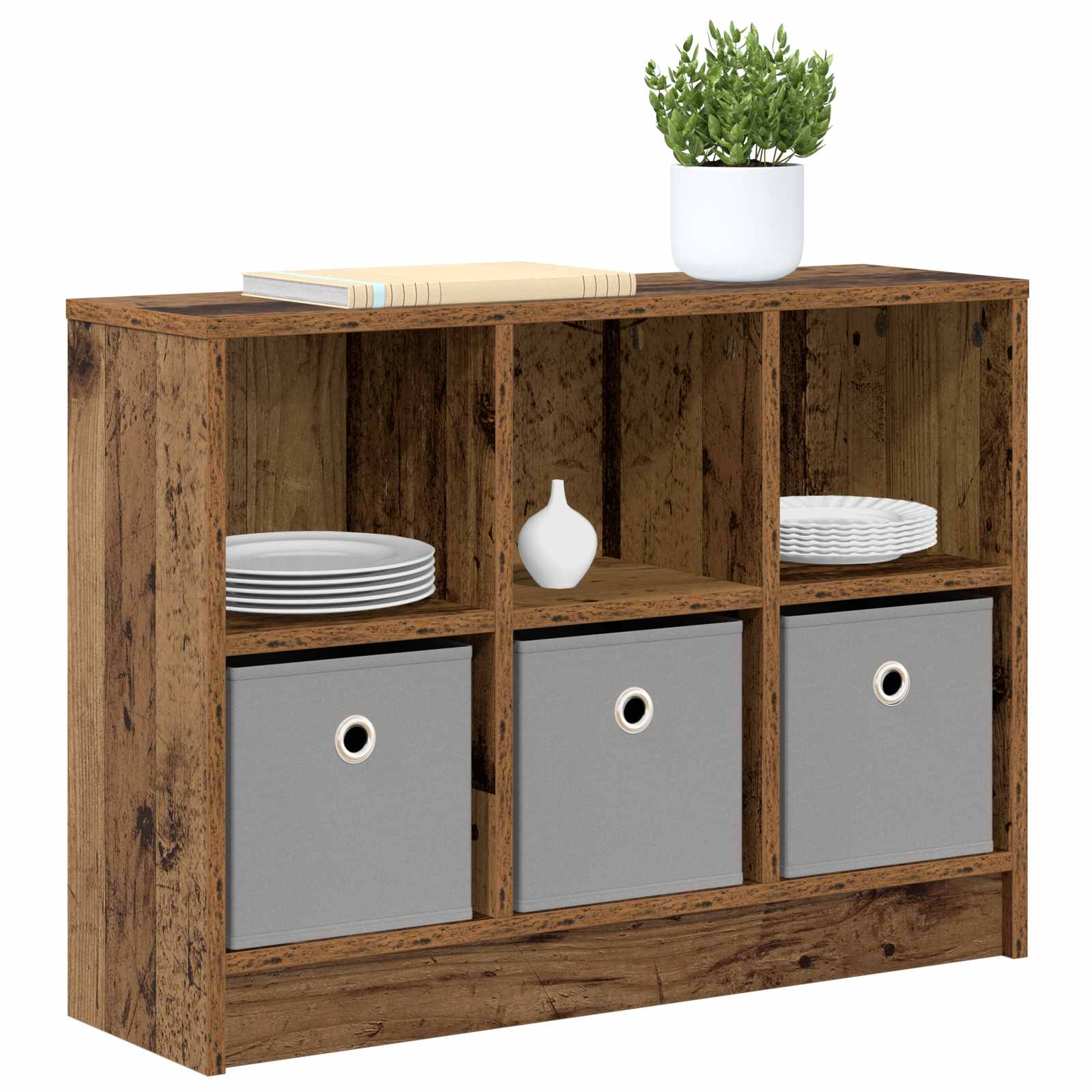 Kreveta s ladicama Staro drvo 73,5 x 22,5 x 53,5 cm