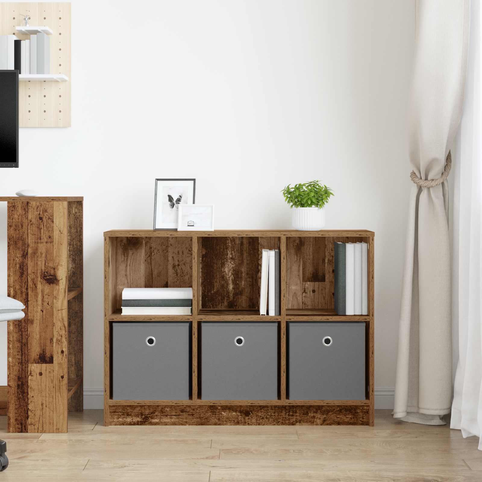 Kreveta s ladicama Staro drvo 88,5 x 27,5 x 63,5 cm