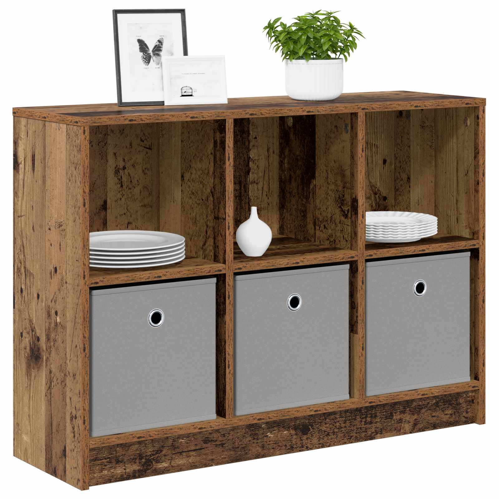 Kreveta s ladicama Staro drvo 88,5 x 27,5 x 63,5 cm
