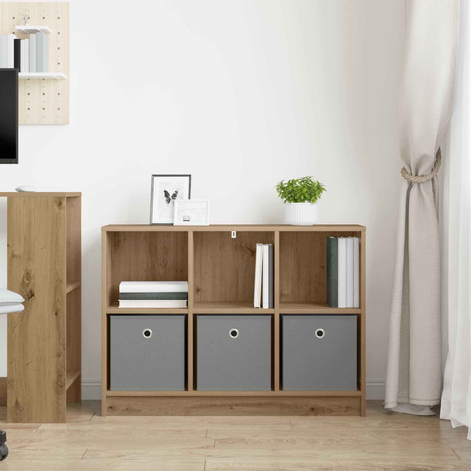Kreveta s ladicama Umjetnički hrast 88,5 x 27,5 x 63,5 cm