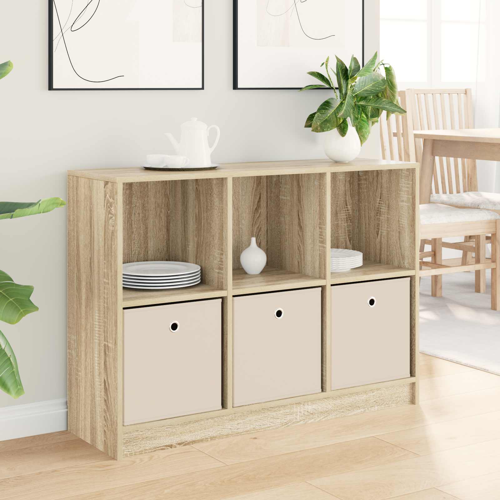 Kreveta s ladicama Sonoma hrast 102 x 32 x 73,5 cm