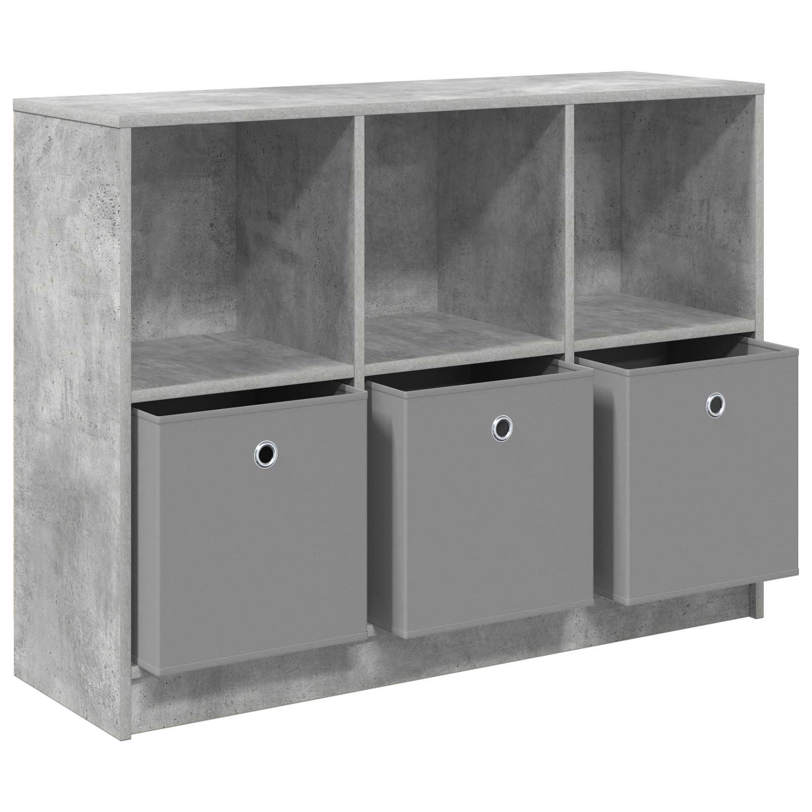 Kreveta s ladicama Betonski sivi 102 x 32 x 73,5 cm
