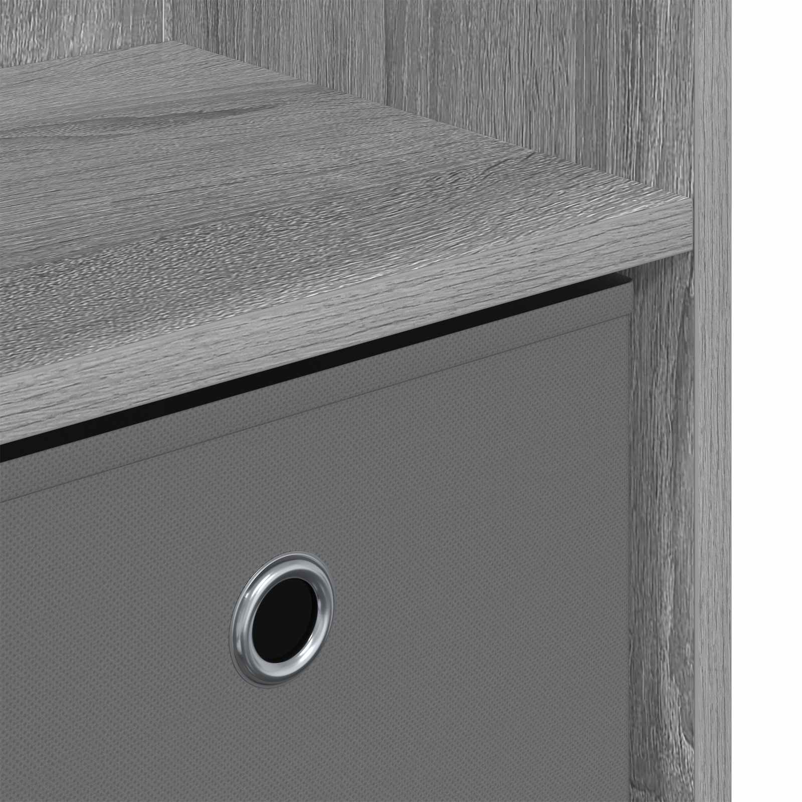 Kreveta s ladicama Siva Sonoma 102 x 32 x 73,5 cm