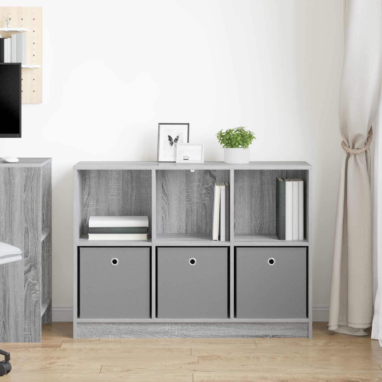 Kreveta s ladicama Siva Sonoma 102 x 32 x 73,5 cm