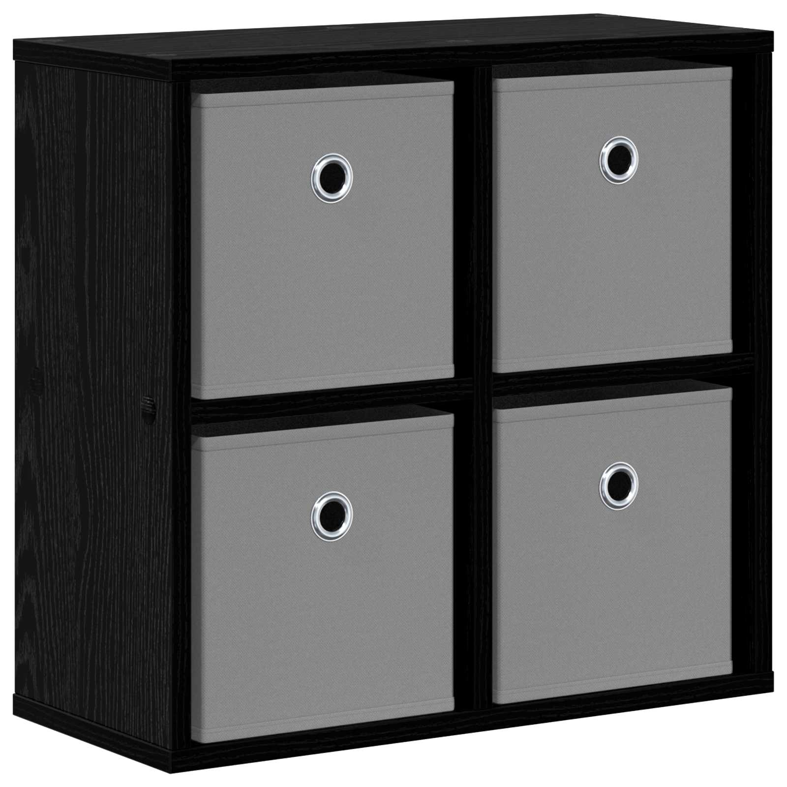 Kreveta s ladicama Crni hrast 49,5 x 22 x 47 cm