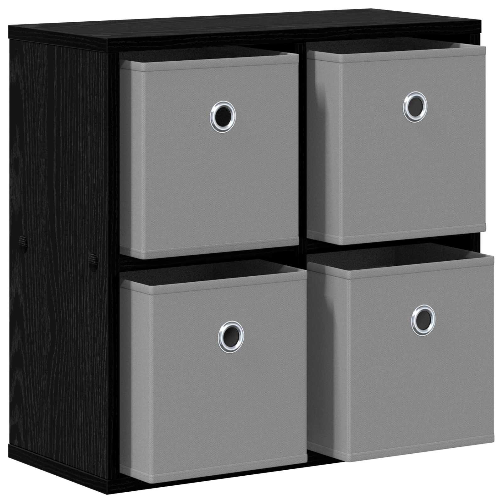 Kreveta s ladicama Crni hrast 49,5 x 22 x 47 cm