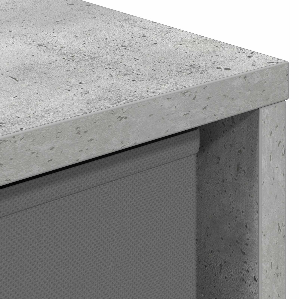 Kreveta s ladicama Betonski sivi 49,5 x 22 x 47 cm