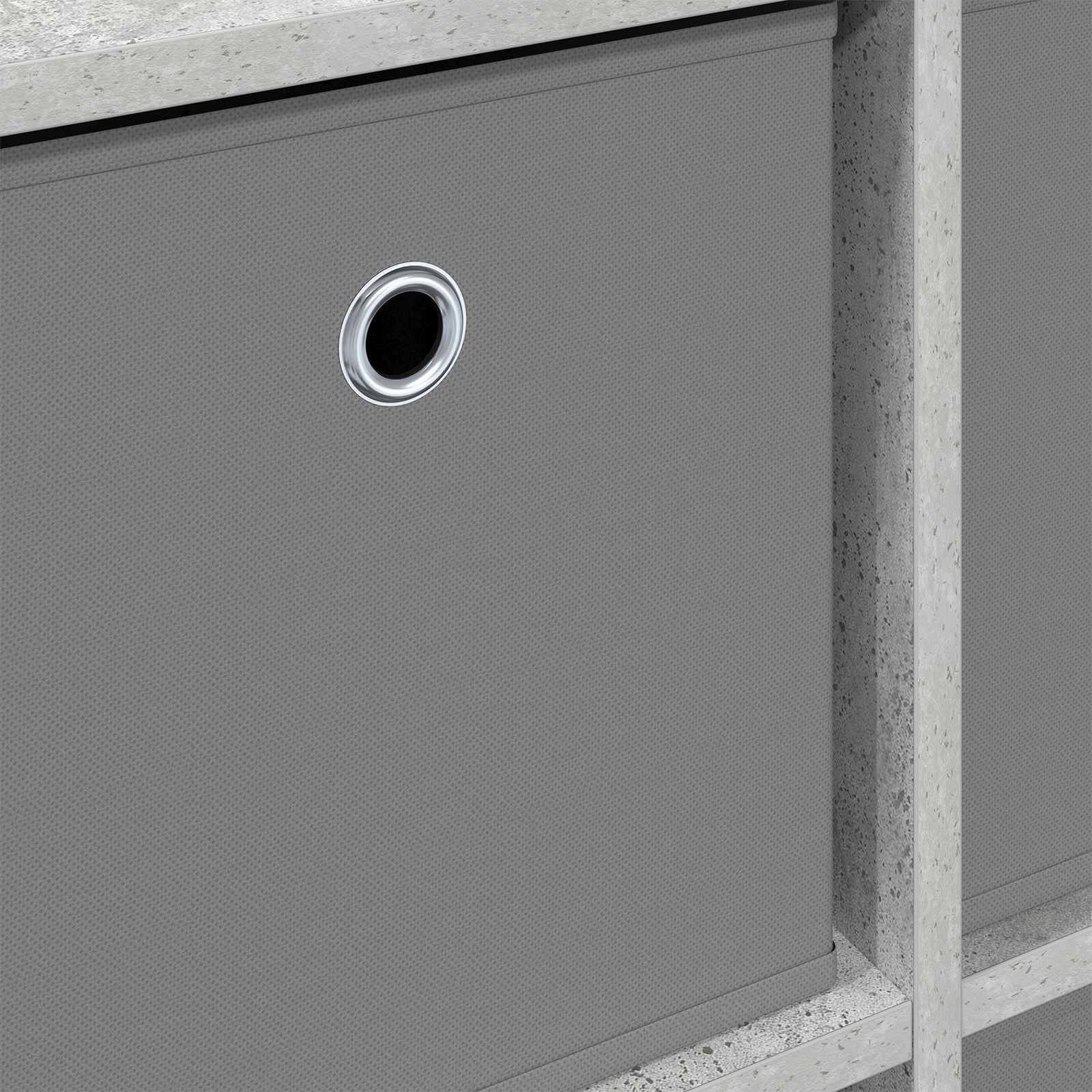 Kreveta s ladicama Betonski sivi 49,5 x 22 x 47 cm