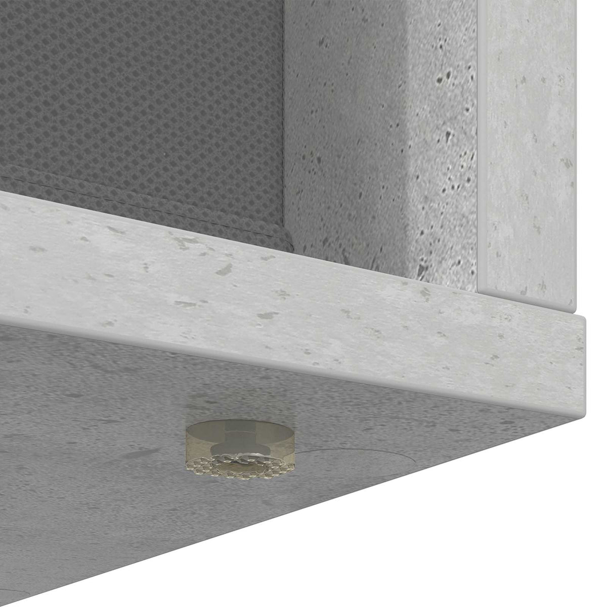 Kreveta s ladicama Betonski sivi 49,5 x 22 x 47 cm