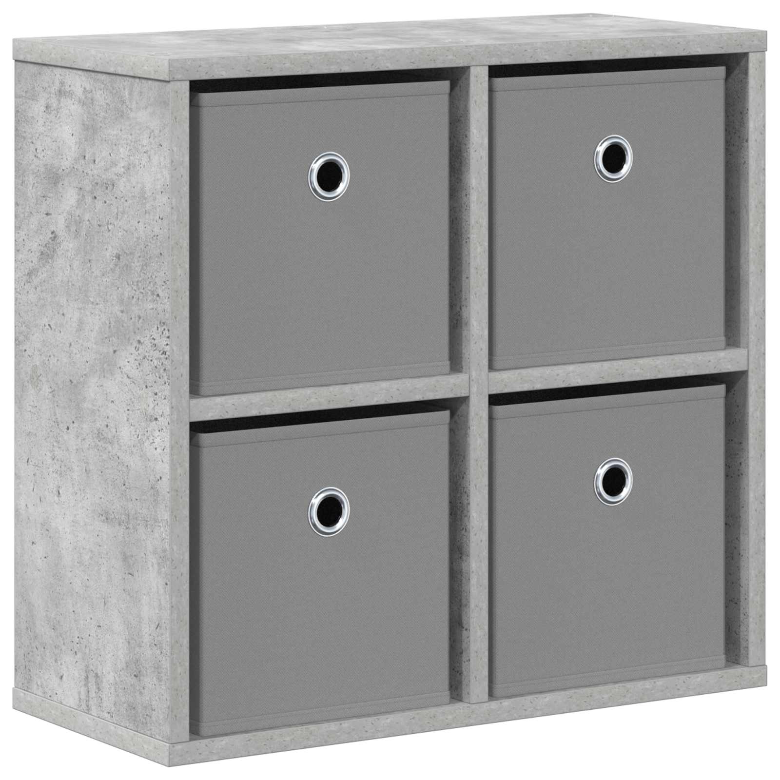 Kreveta s ladicama Betonski sivi 49,5 x 22 x 47 cm