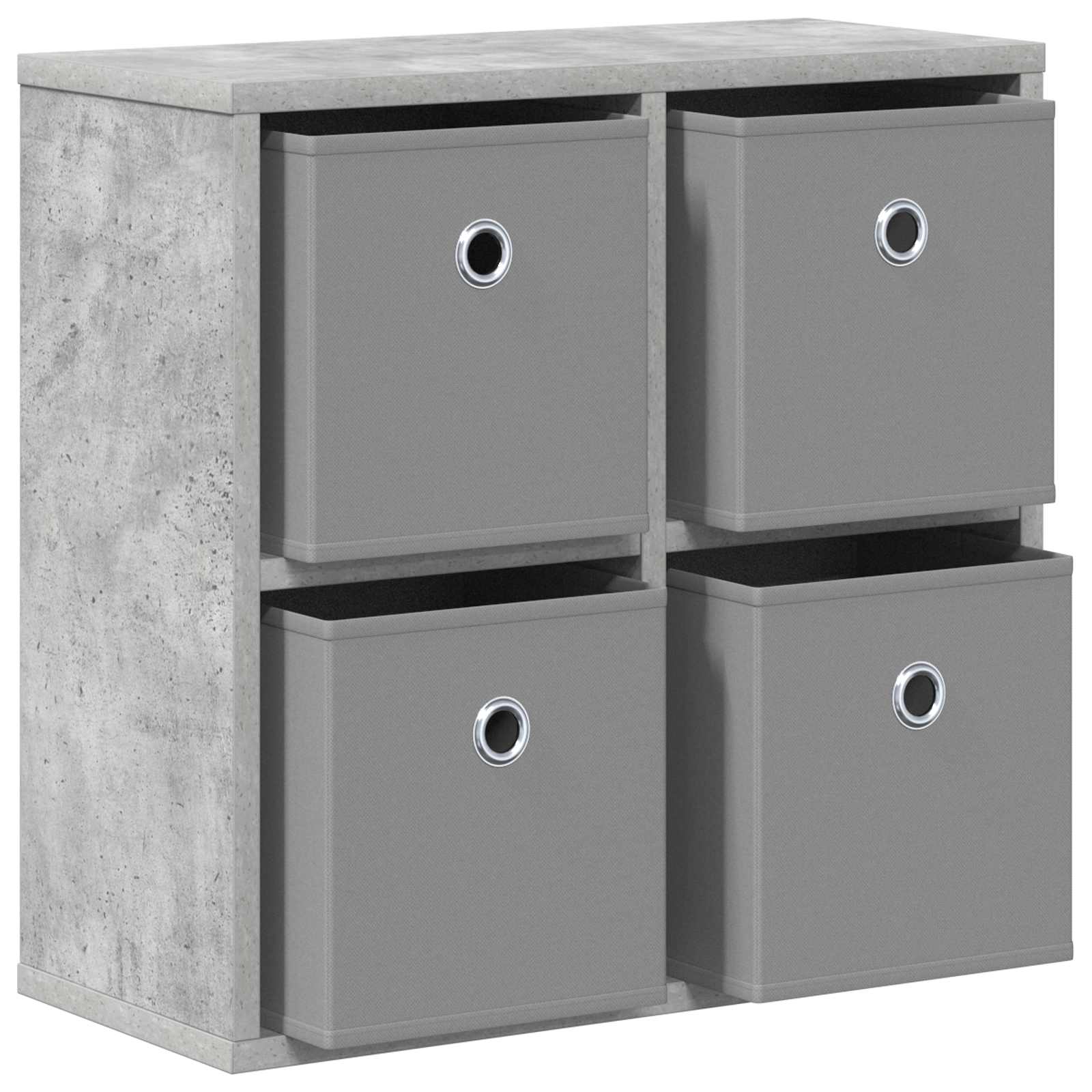 Kreveta s ladicama Betonski sivi 49,5 x 22 x 47 cm