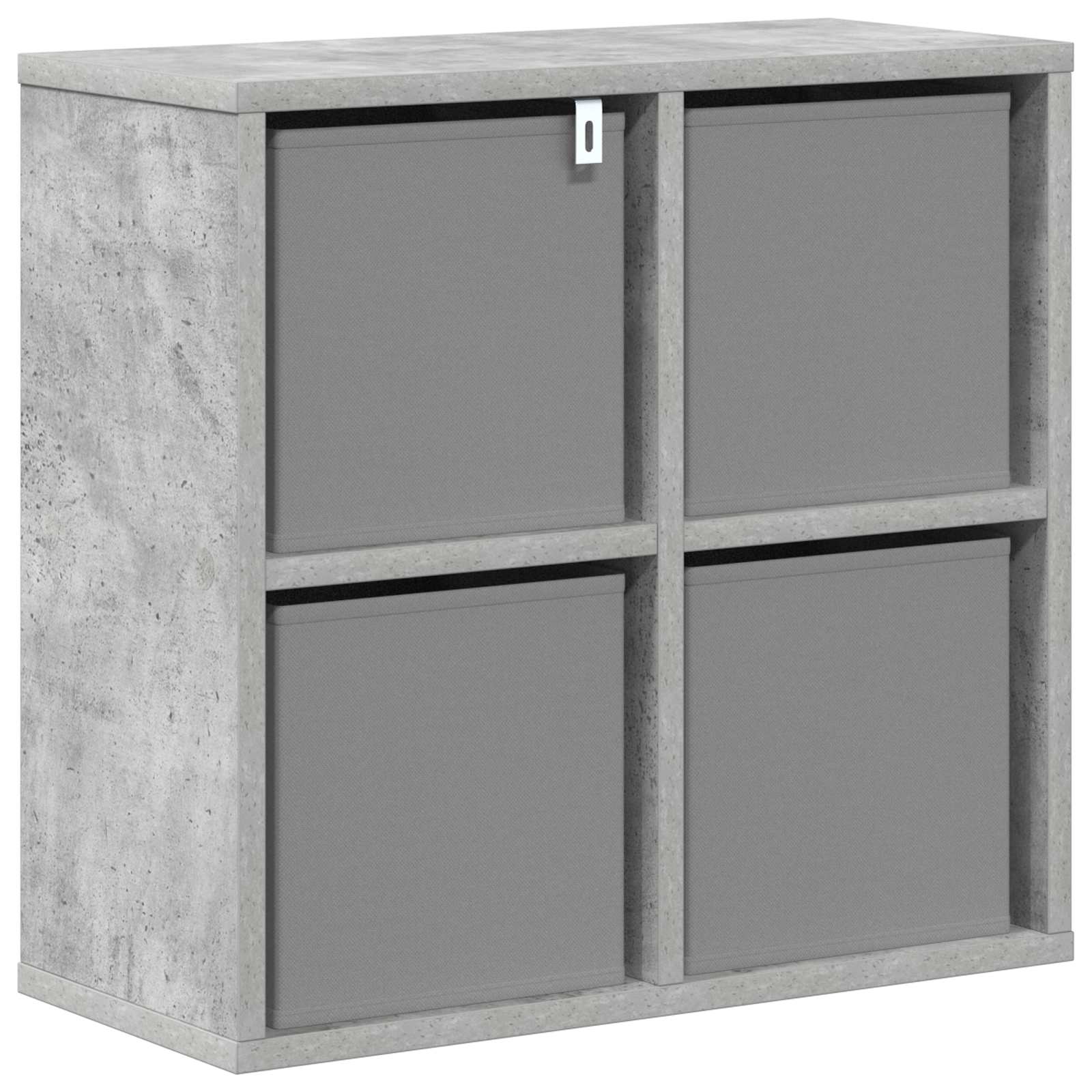 Kreveta s ladicama Betonski sivi 49,5 x 22 x 47 cm
