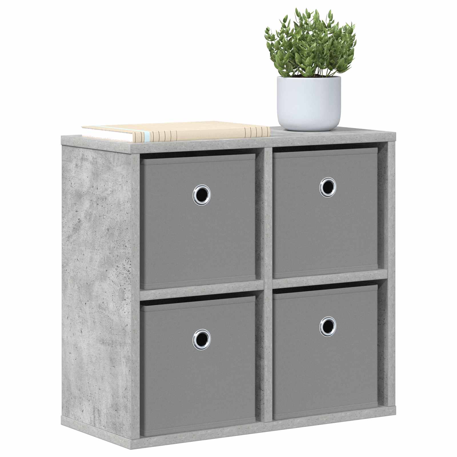 Kreveta s ladicama Betonski sivi 49,5 x 22 x 47 cm