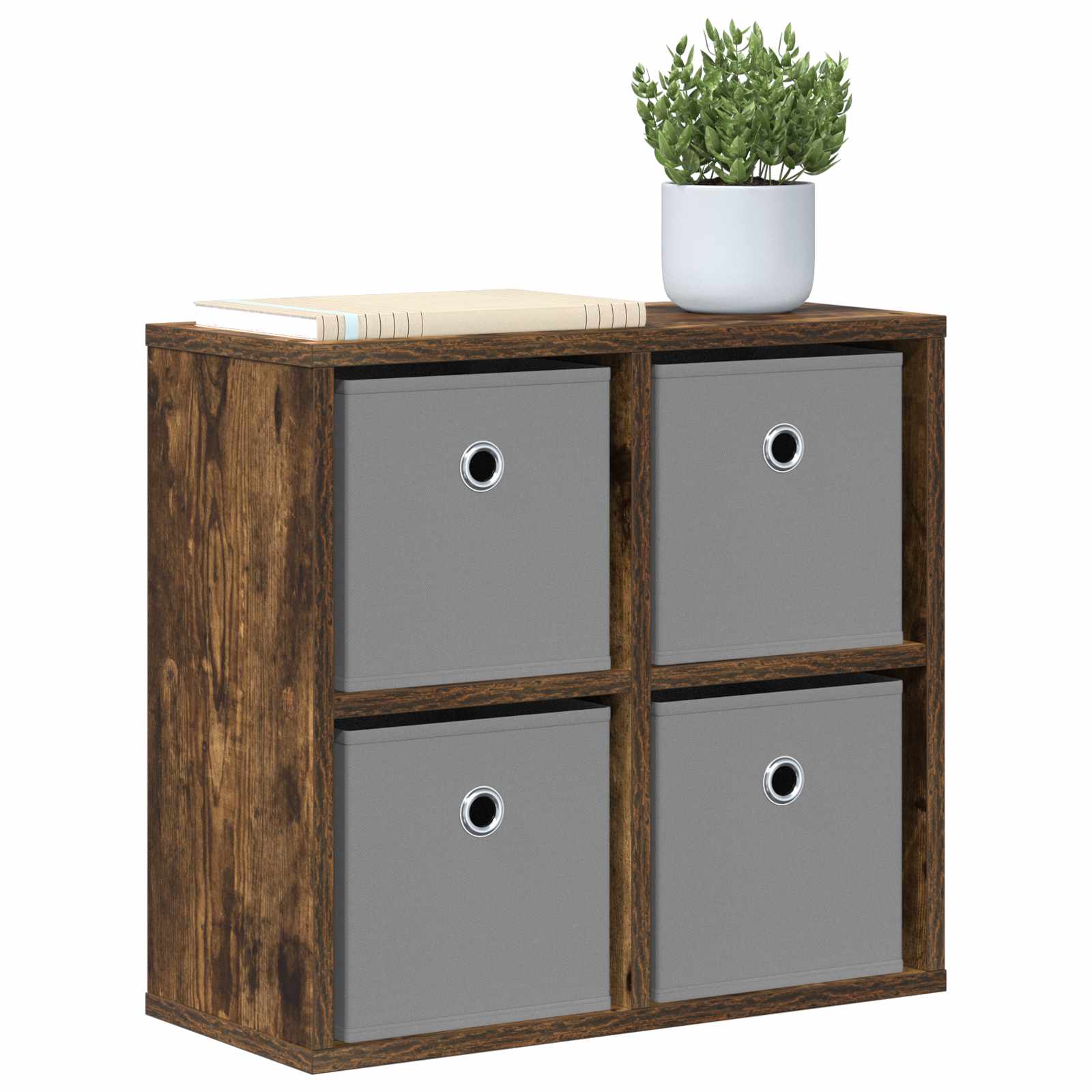 Kreveta s ladicama Dimljeni hrast 49,5 x 22 x 47 cm