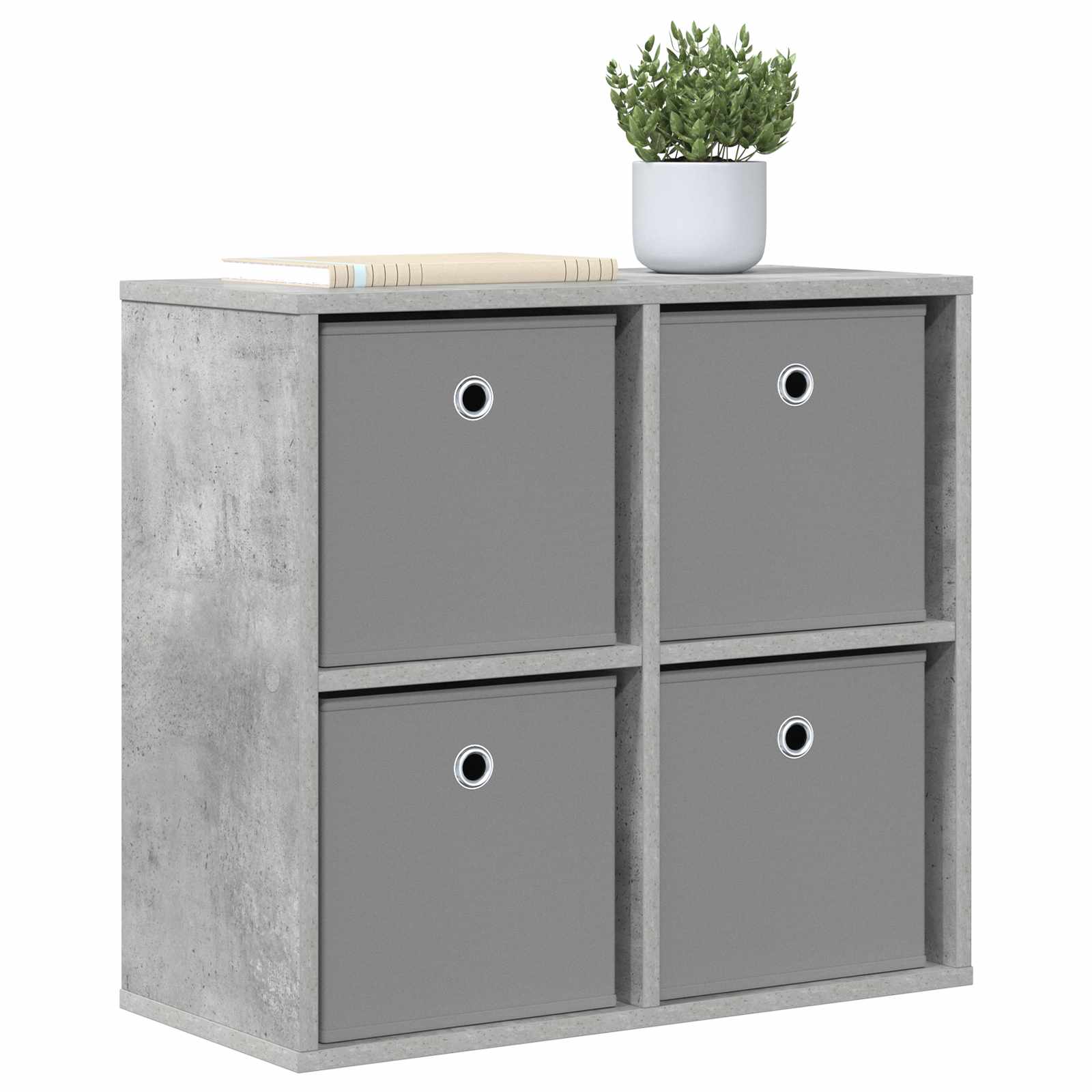 Kreveta s ladicama Betonski sivi 59,5 x 27 x 57 cm