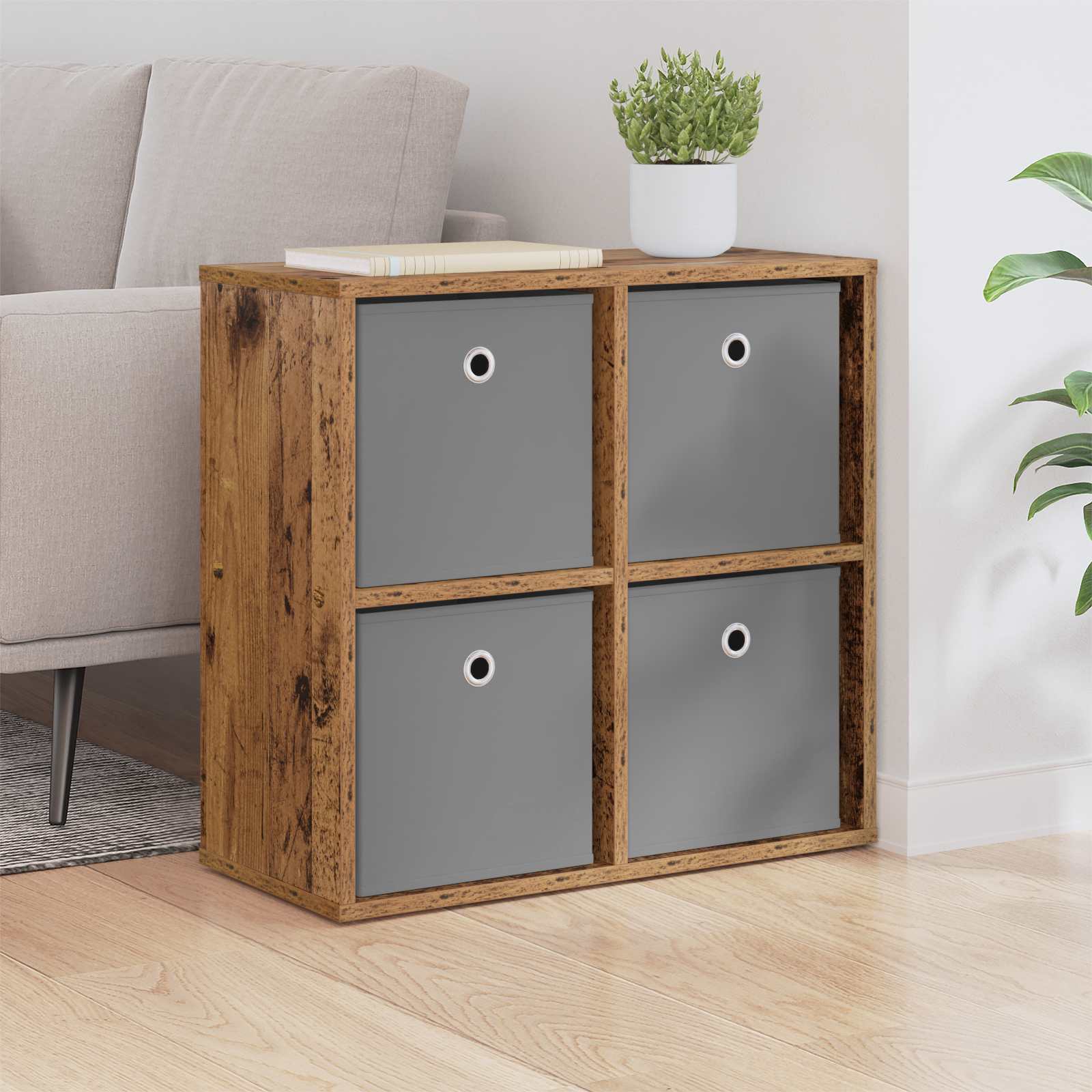 Kreveta s ladicama Staro drvo 59,5 x 27 x 57 cm