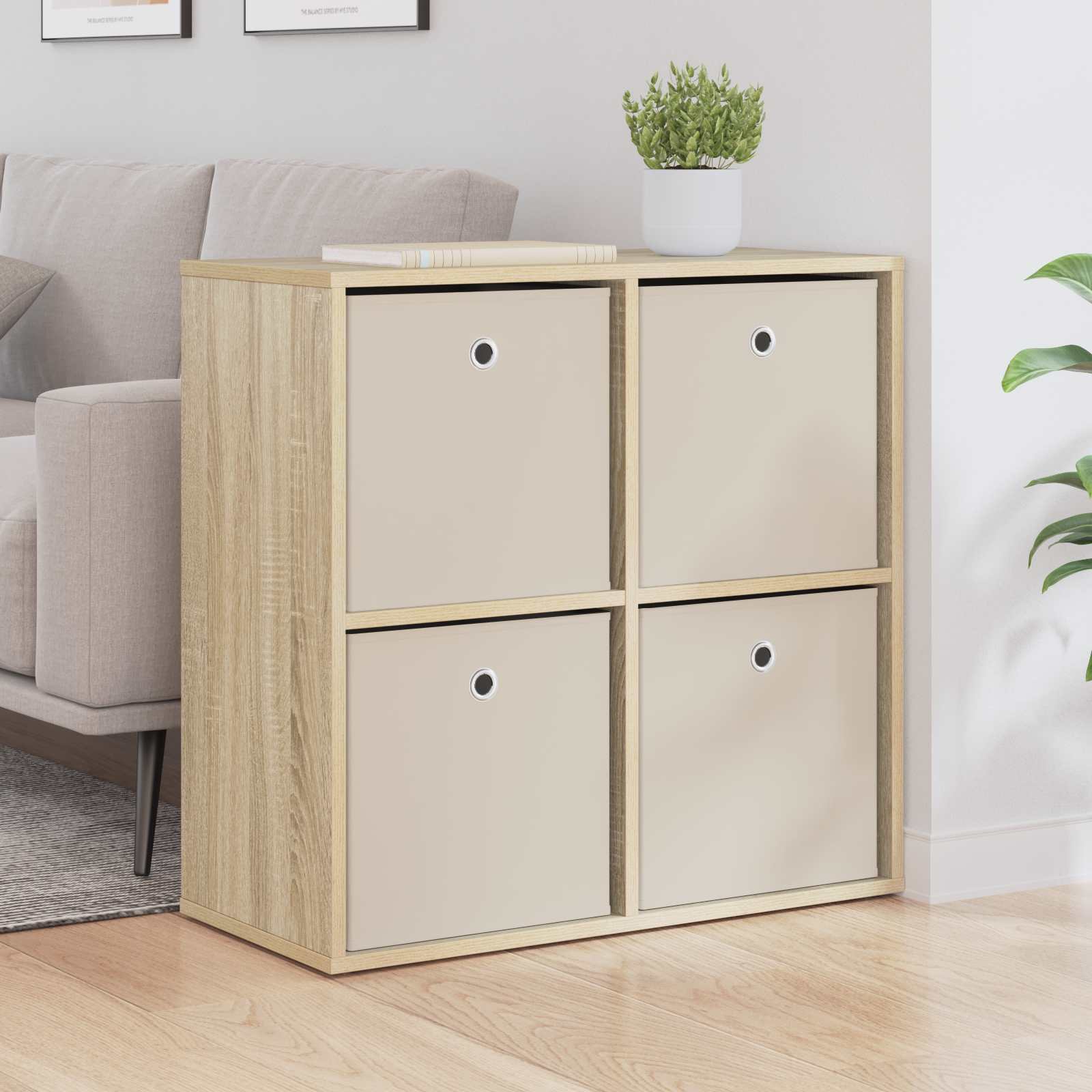Kreveta s ladicama Sonoma hrast 68,5 x 32 x 67 cm