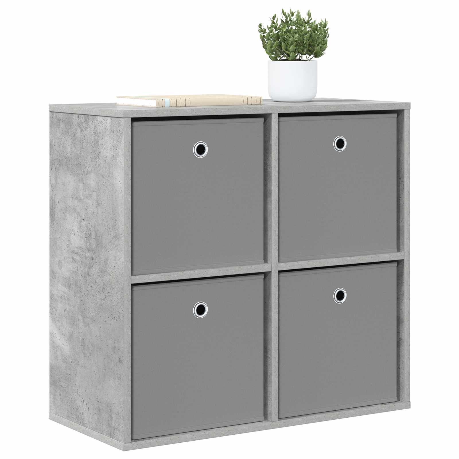 Kreveta s ladicama Betonski sivi 68,5 x 32 x 67 cm