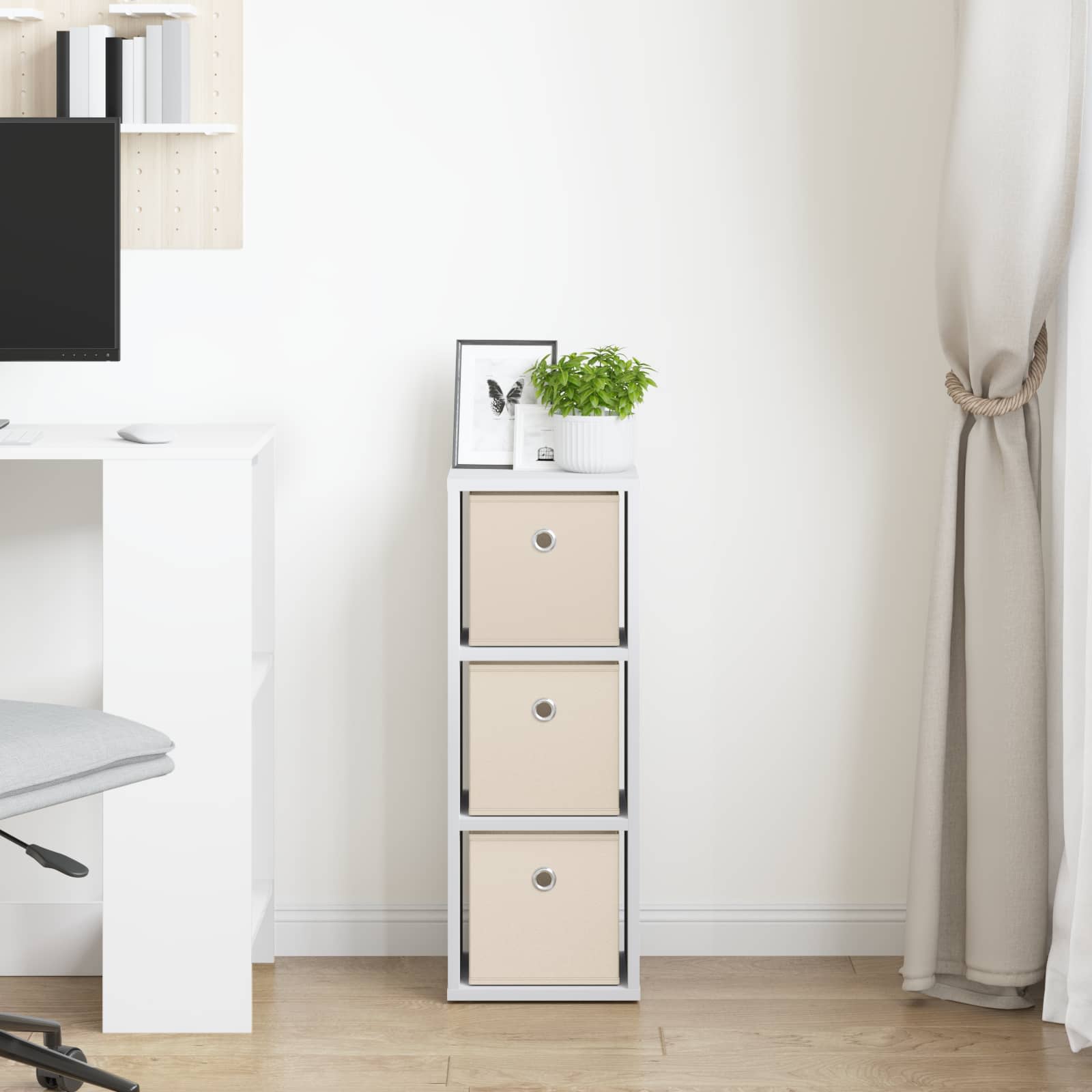 Kreveta s ladicama Bijelo 25,5 x 22 x 69,5 cm